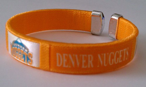 Denver Nuggets Team Logo Basketball Bracelet Wristband