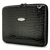 Mobile Edge Faux Croc Portfolio Black