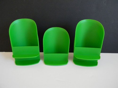 5X Tupperware Rocker Scoops Pet food Sugar Flour Apple Green