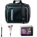 Black Travel Smart Carrying Case with Optional Adjustable Shoulder Strap Fo ....