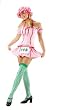 Sexy Womens Strawberry Doll 3 Piece Theatre Costumes Small Medium Large X-Large