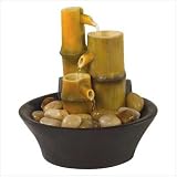 BAMBOO DESK TABLE TOP FOUNTAIN INDOOR ZEN WATER