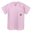 OSU Buckeyes Pink Scrubs Tops SHIRT -Size SM Ohio State For HER -Officially Licensed NCAA College Logo Apparel Unique GIFT Ideas For Mom Nurses Ladies Students Graduation