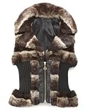 Guess? Girls Faux Fur Sweater Knit Vest