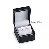 14K Gold 10-11mm White Freshwater Cultured Pearl Stud Earrings - AAAA Quality