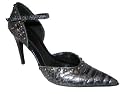 Unze Black Dress Shoe - Size 3 UK