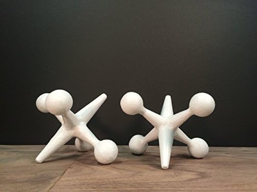 White Cast Iron Nursery or Kids Room Jacks Bookends- Mid Century Modern Style Modern Home Decor