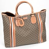 GUCCI (グッチ) トートバッグ カーキ ブラウン オレンジ ホワイト 215678 FV2PG 2979の画像