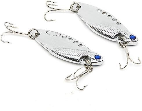 VASL 2Pcs 2In Hard Bait Vibration VIB JIG Lure Iron Sinking Fishing Wobblers Fly Carp Fishing Lure - Tackle