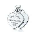 TIFFANY＆Co. ティファニー ネックレス リターントゥ ダブルハート ペンダント（ミニ） 並行輸入品 (品番:257)