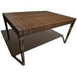 Strathwood Lanai Dining All-Weather Wicker Table