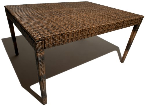 Strathwood Lanai Dining All-Weather Rectangular Wicker Table
