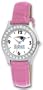 NFL Women's PT20009 New England Patriots "Game Day Dazzler" Pink Leather Watch