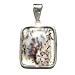 Genuine Dendritic Agate and Sterling Silver Medium Likeable Pendant One of a Kind