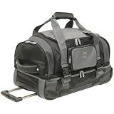 Sharper Image Airtek Rolling Duffel Bag - Black/ Gray (31')