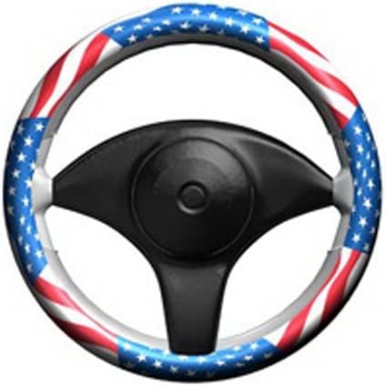 Stretchy Grip American Flag Steering Wheel Cover