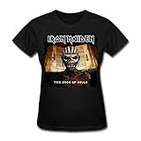 SIANDA Women's Iron Maiden The Book Of Souls T-Shirts Size M Black