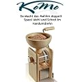 Handm�hle, Getreidehandm�hle Komo, Korund Keramik Mahlsteine 80mm, ca. 50g/min Vollkornmehl, 600g Trichterf�llung, Getreidem�hlen Elektrisch