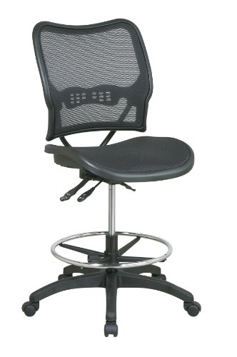 Deluxe Drafting Chair with Air Grid Seat and Back On Sale