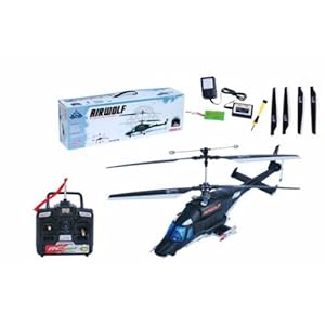 16.5 Inches 4 Channel Airwolf Radio Control Helicopter RTF 16.5 Inches 4 Channel Airwolf Radio Control Helicopter RTF