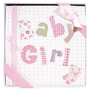Whimsical pink baby girl s first photo album/newborn infant girl/…