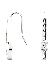 14K White Gold Diamond Earrings - 1.24 Ct. -- LIFETIME WARRANTY