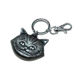 Alice in Wonderland Movie Cheshire Cat Pewter Keychain