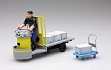 1/32 特殊荷役 No.02 ニチユ エレトラック 標準タイプ&台車、発泡スチロール箱セット