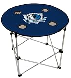 On The Edge 820056 Dallas Mavericks Blue Folding Table