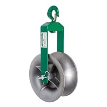 Greenlee 652 Hook Sheave, 4000-Pound Capacity, 18-Inch