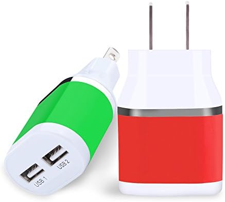 USB Charger, INEER Dual USB Wall Charger Home Travel Adapter for Samsung Galaxy, HTC, and More USB Devices