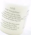 In Loving Memory Candle 'Not Forgotten' Silver