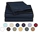 Nestl Cal King Size Sheets Set - 4 Piece California King Sheets, Deep Pocket, Hotel Luxury, Extra Soft, Breathable and Cooling, Navy Blue Cal King Bed Sheets