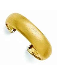 Leslies Sterling Silver Gold-Plated Radiant Essence Cuff Bangle
