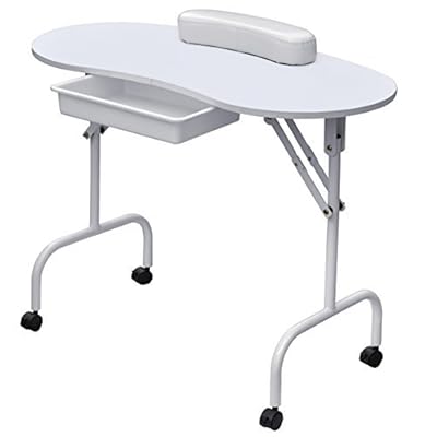 World Pride Portable Manicure Table Nail Technician Desk Workstation With Bag & Wrist Rest