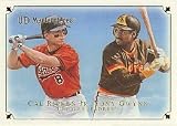 2007 UD Masterpieces # 42 Tony Gwynn - Cal Ripken Jr. - Padres - MLB Trading Card - Baseball Card - Mint Condition - Shipped In Protective Display Case !