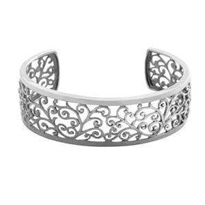 Sterling Silver Filigree Cuff Bracelet