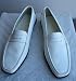 Tod's Women Classic Gommini Penny Loafers Shoes 7.5 37.5 White