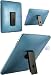 HHi iPad Crystal Clear Hard Case with Muti-Function View Stand Mount – Clear Blue