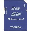TOSHIBA ���� SD�J�[�h 2GB�@�y�C�O�p�b�P�[�W�z