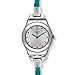 Swatch Women's Irony YSS282G Blue Leather Swiss Quartz Watch with Silver Dial