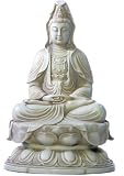Kuan-Yin on lotus base, meditation pose