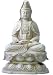 Kuan-Yin in Meditation Pose on Lotus Statue, Stone