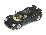 Pagani Zonda C12S 2001 Black and Silver 1/43 Scale diecast Model