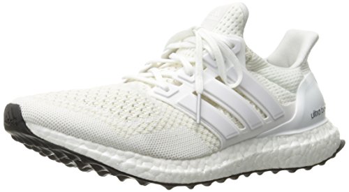 adidas Performance Men's Ultra Boost M Running Shoe, White/White/Silver/Metallic, 12.5 M US