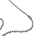 Loralyn Designs Mens Silver Stainless Steel Bead Chain Necklace 2mm Unique Style (16-30 Inch)