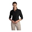 Port Authority - Ladies Silk Touch; 3/4-Sleeve Sport Shirt.