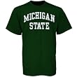 Michigan State Spartans Green Vertical Arch T-shirt