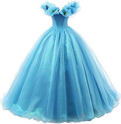 StarY Princess Girls' Cinderella Party Floor Length Ball Gowns Pageant Dress 6 US