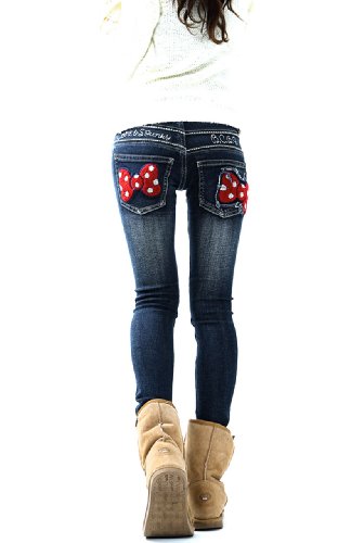 クラシカルエルフ 大きいサイズ 大きなサイズ スキニー ジーンズ デニム パンツ リボン CL117